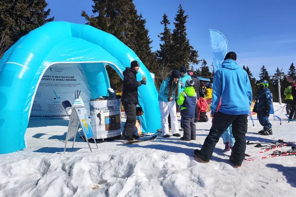 Třídíme odpad na sněhu 2023