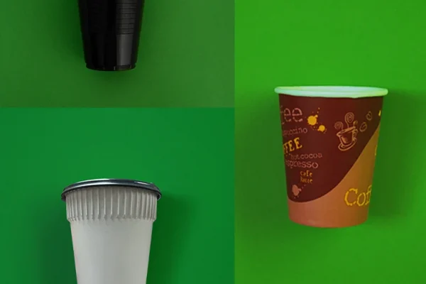 Uhlíková stopa kelímku