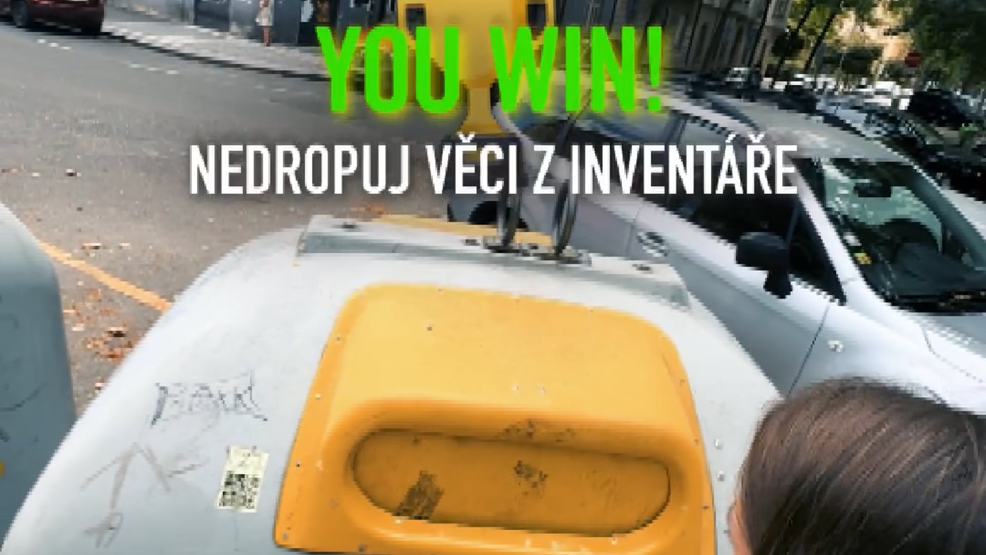 Nedropuj věci z inventáře!